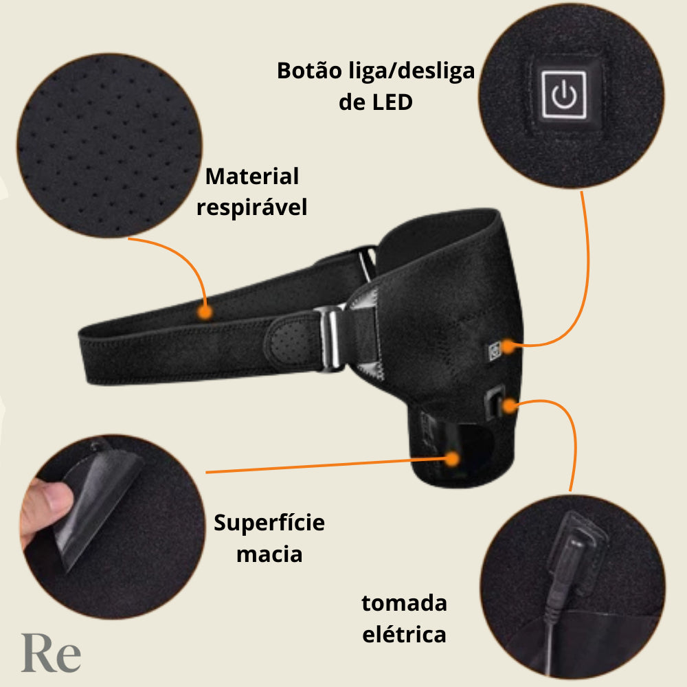 Ombreira Elétrica com Infravermelho para Alívio de dores