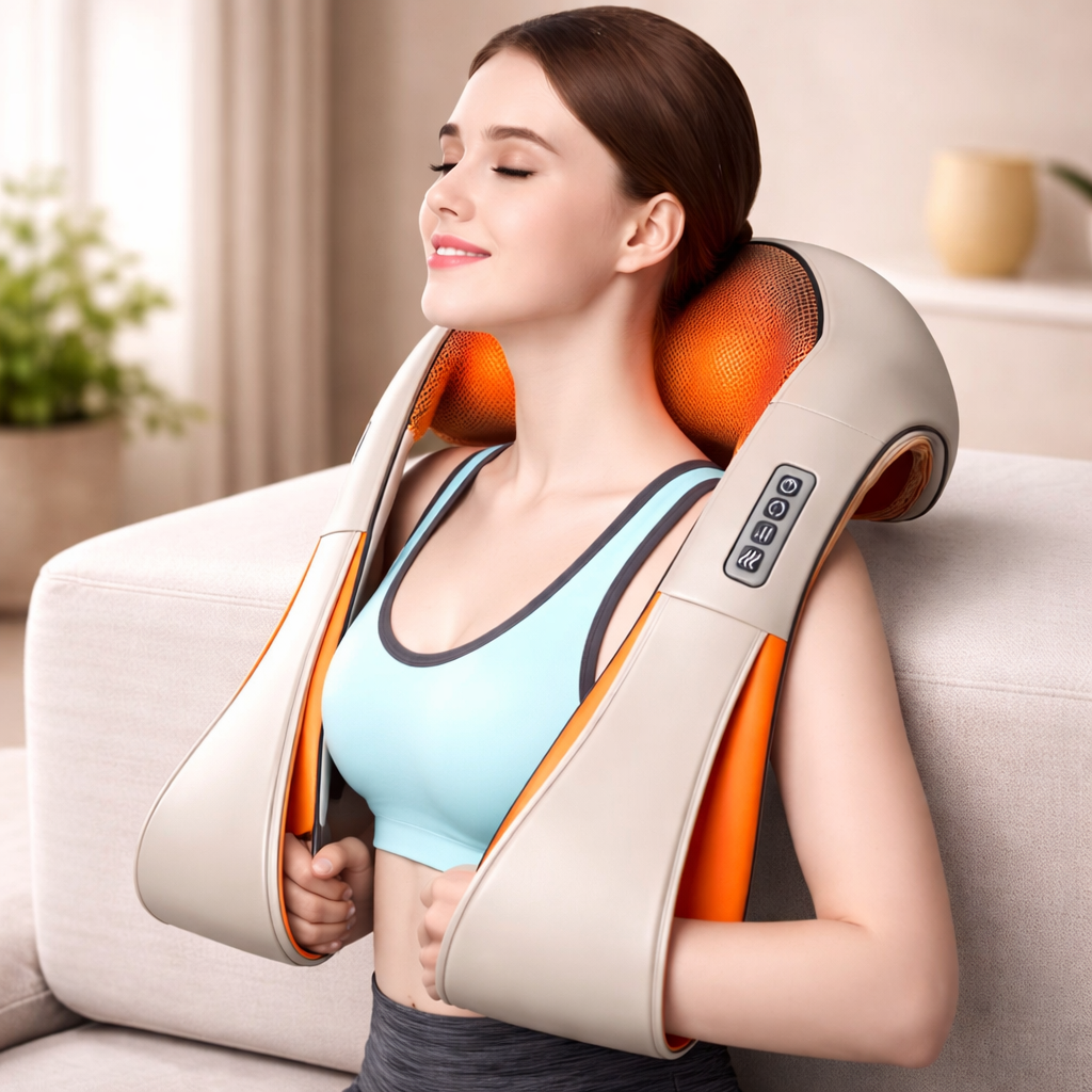 Colete Massageador Cervical e Costas