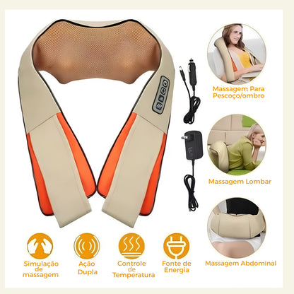 Colete Massageador Cervical e Costas