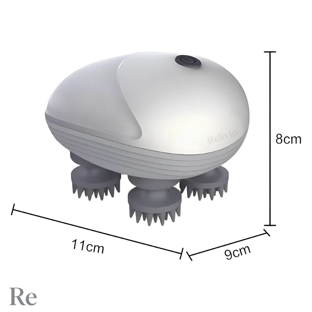 Mini Massageador Portátil para Cabeça, Pescoço e Ombros