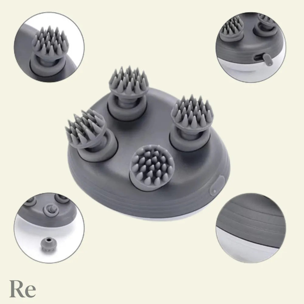 Mini Massageador Portátil para Cabeça, Pescoço e Ombros