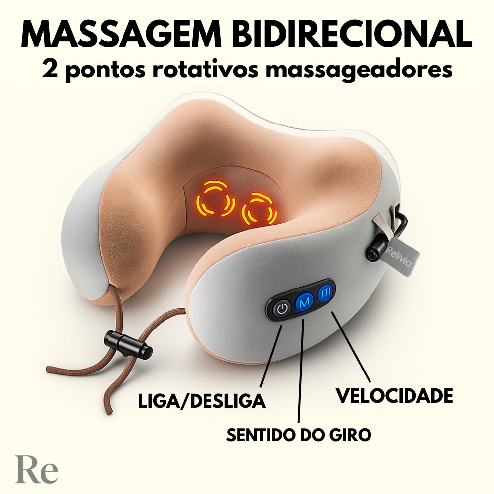 Travesseiro Terapêutico de Pescoço