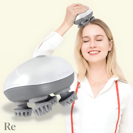 Mini Massageador Portátil para Cabeça, Pescoço e Ombros