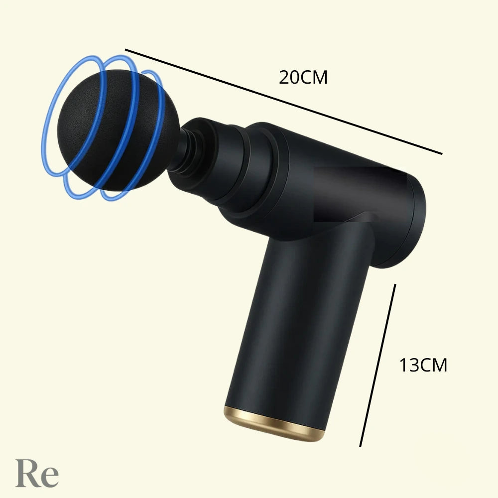 VibraMax - Pistola Massageadora 4 em 1 + Brinde