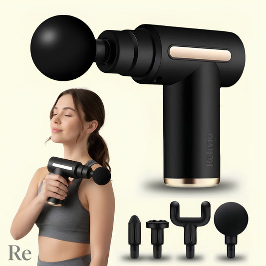 VibraMax - Pistola Massageadora 4 em 1 + Brinde