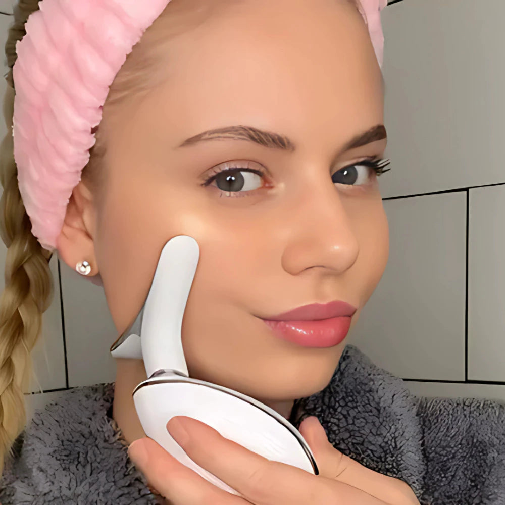 Massageador Facial Aquecido para Rejuvenescimento de pele